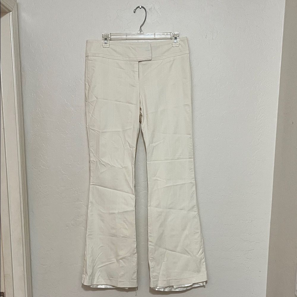 Arden B. Y2K Cream Flared Semi Sheer Pants 2000’s